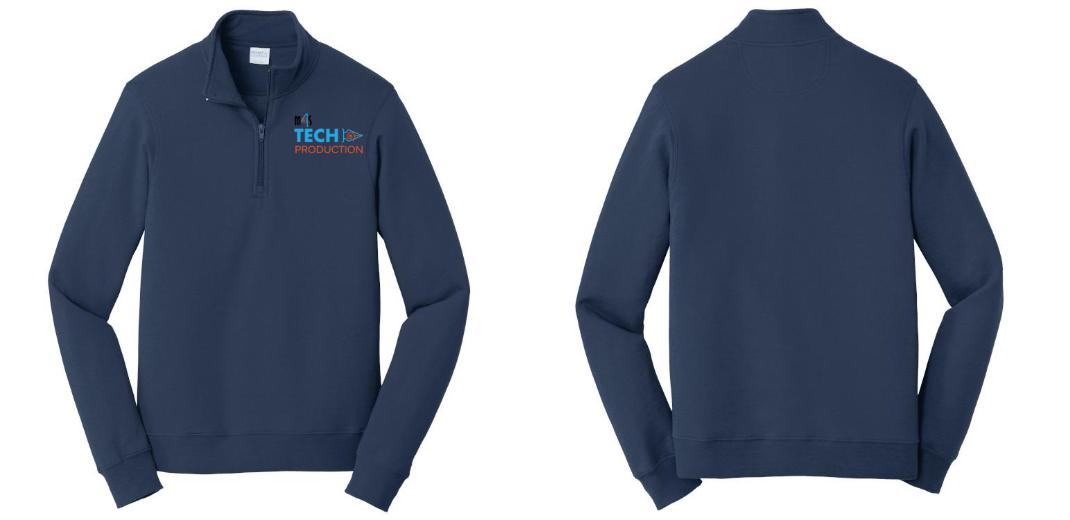 Embroidered Port & Company® Fan Favorite™ Fleece 1/4-Zip Pullover Sweatshirt