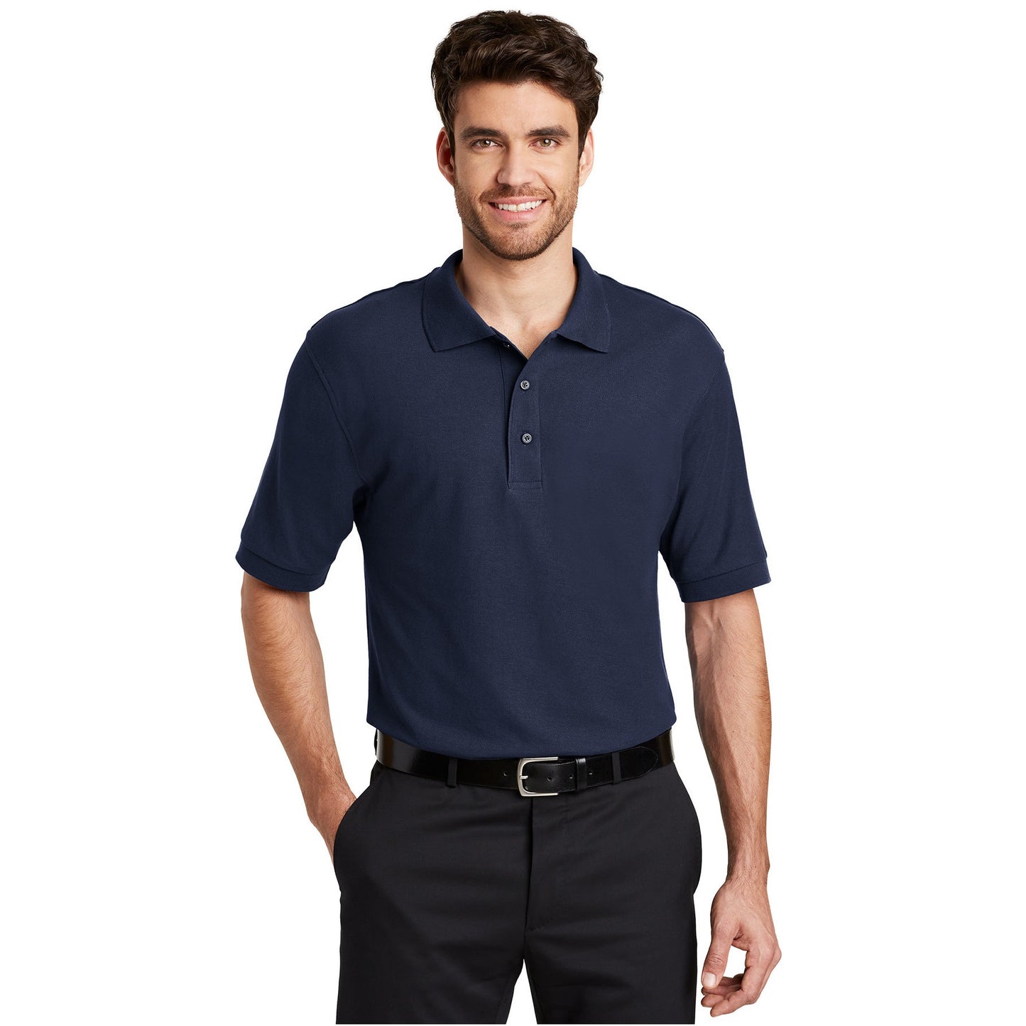 Screen Print Port Authority® Tall Silk Touch™ Polo