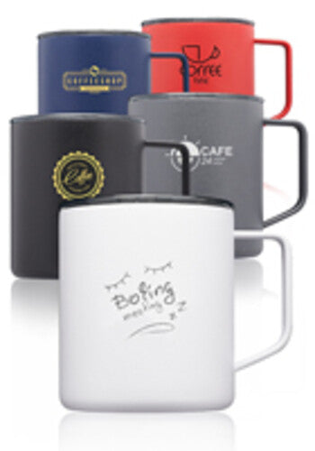 14 Oz. Kenai Powder Coated Travel Mugs