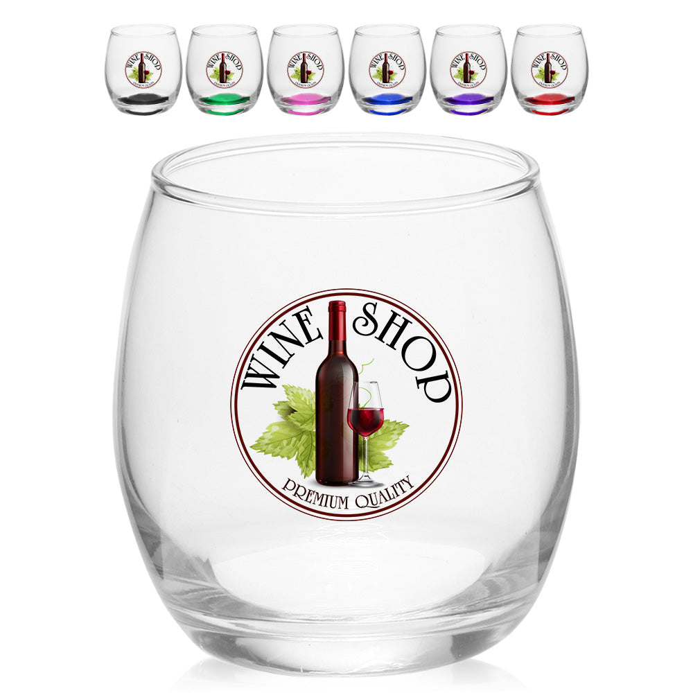 Mikonos Stemless Wine Glass