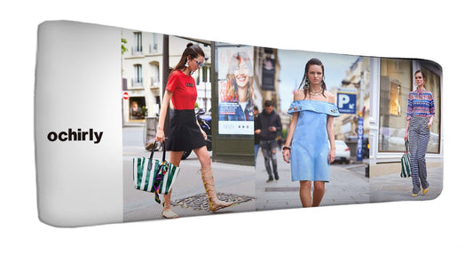 20’ C Shape Tension Fabric Display