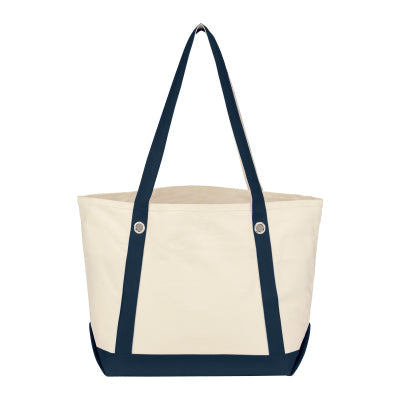 Medium Cotton Canvas Sailing Tote Bag