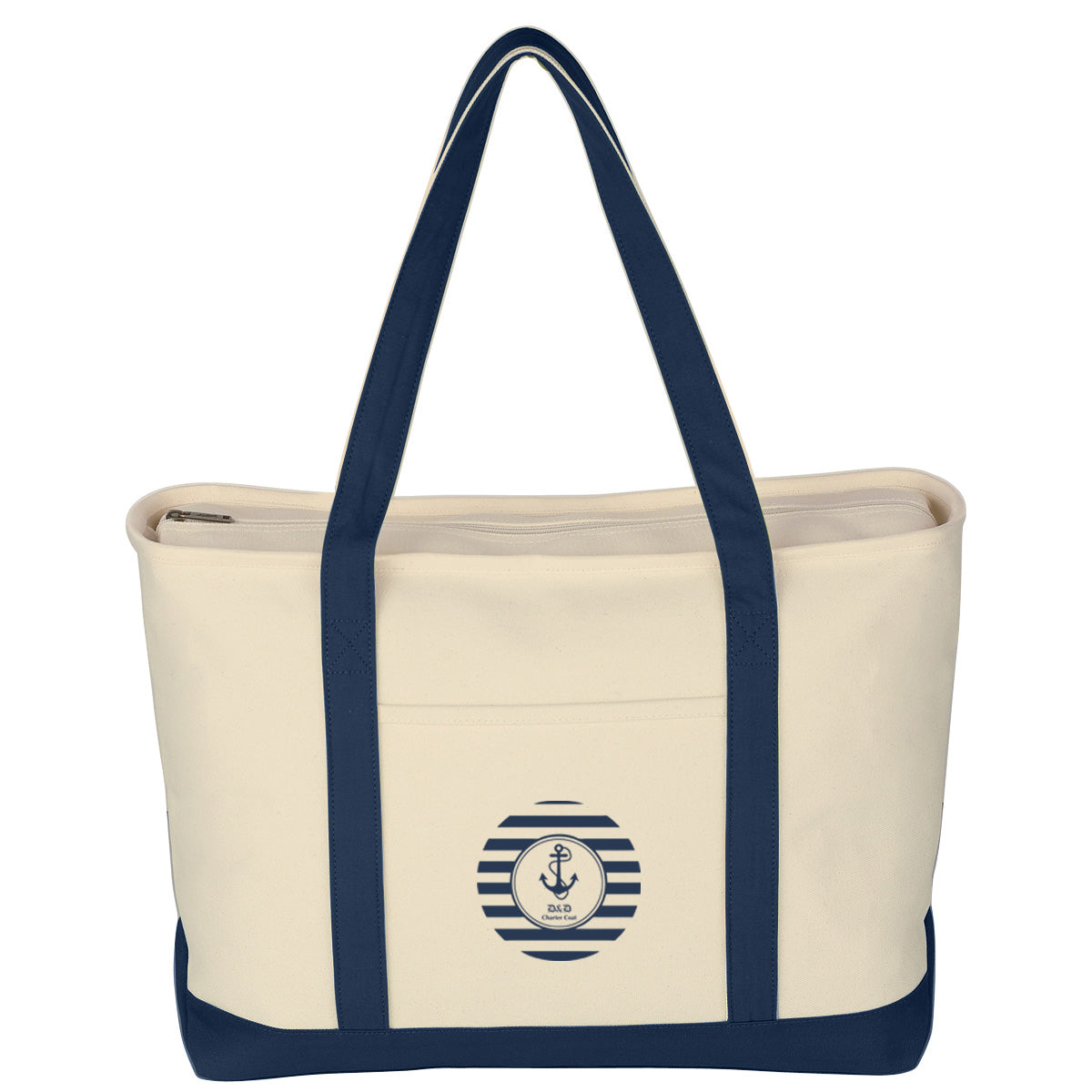 LARGE STARBOARD COTTON CANVAS TOTE BAG