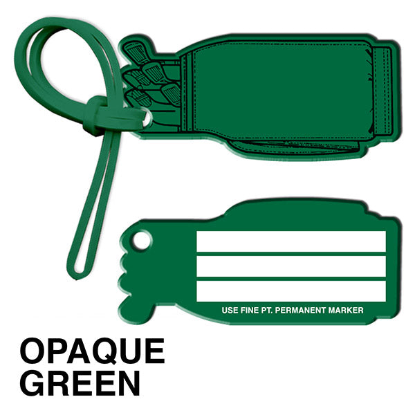 Golf Bag Bag & Luggage Tag - Spot Color