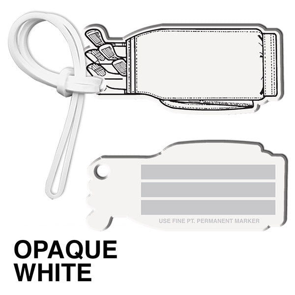 Golf Bag Bag & Luggage Tag - Spot Color