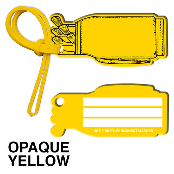 Golf Bag Bag & Luggage Tag - Spot Color