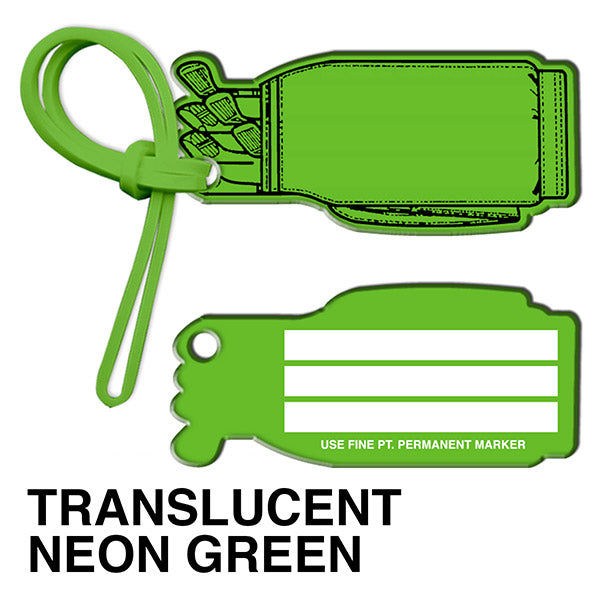 Golf Bag Bag & Luggage Tag - Spot Color