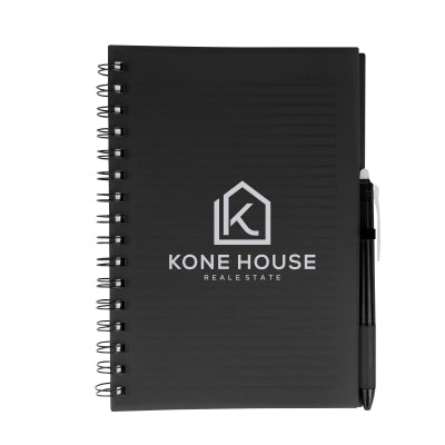 TAKE-TWO SPIRAL NOTEBOOK WITH ERASABLE PEN
