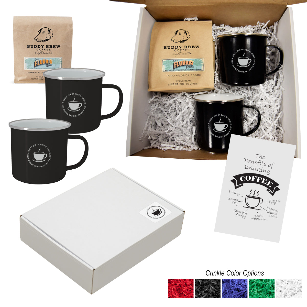 BUDDY BREW COFFEE GIFT SET FOR TWO