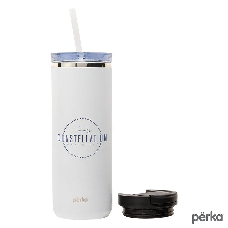 Perka® Trent 18 oz. Double Wall, Stainless Steel Hot/Cold Tumbler