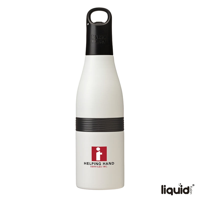 Liquid Fusion® Icy Bev Kooler® 22 oz. 3-In-1 Double Wall Stainless Steel Bottle