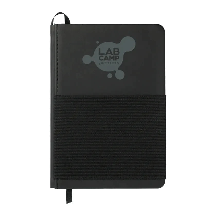 5" X 7" ELASTIC PHONE POCKET NOTEBOOK