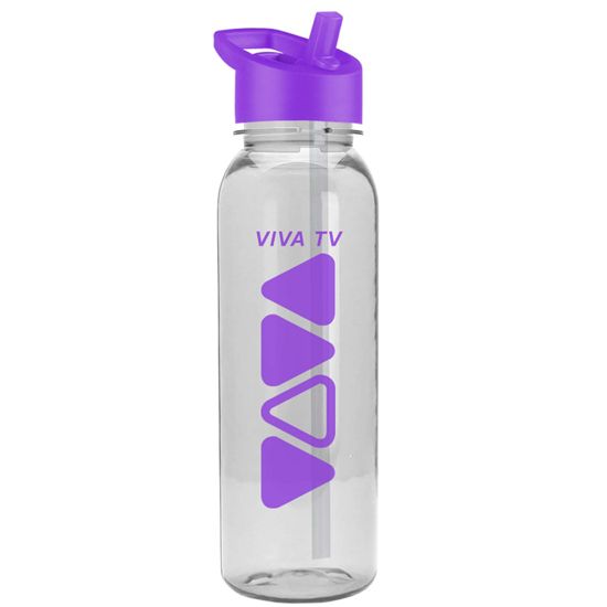 The Outdoorsman 24 oz. Tritan™ Sports Bottle - Flip Straw Handle Lid