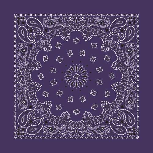 22" X 22" Traditional USA Paisley Bandanna