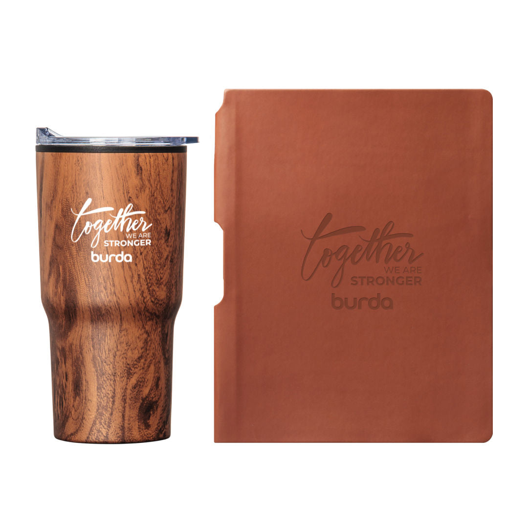 Eccolo® Groove Journal/Bexley Tumbler Gift Set