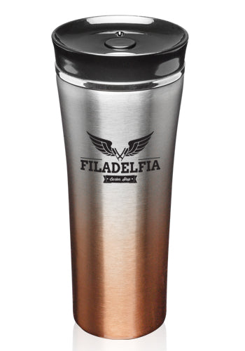 16 Oz. Two Tone Stainless Steel Travel Tumblers