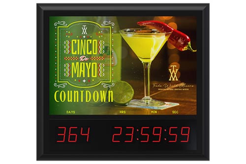 Illuminated Countdown Timer With Changeable Inserts – Artees