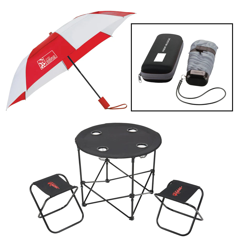 Chairs and Umbrellas