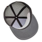 Classic Fit Mesh Snap Back Cap Leather Patch
