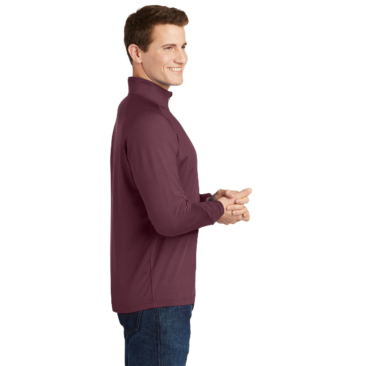 Embroidered Sport-Tek® Sport-Wick® Stretch 1/4-Zip Pullover