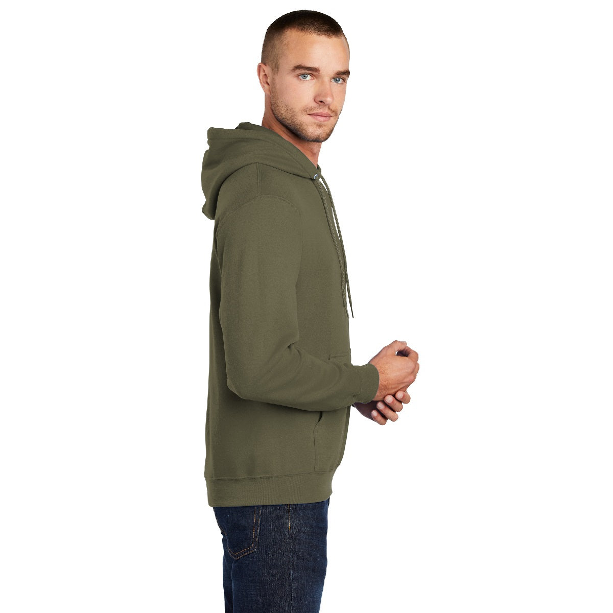 Embroidered Port & Company® Core Fleece Pullover Hooded Sweatshirt