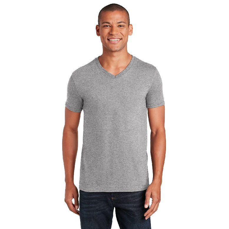 Screen Print Gildan Softstyle® V-Neck T-Shirt