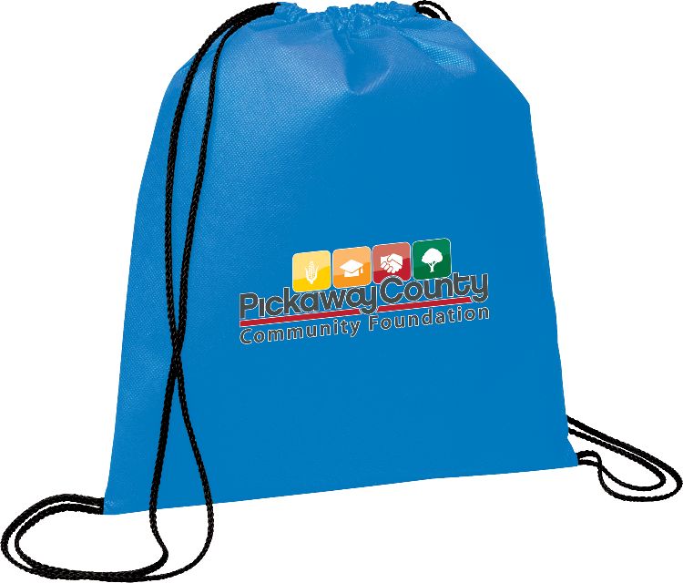 Evergreen Non-Woven Drawstring Bag