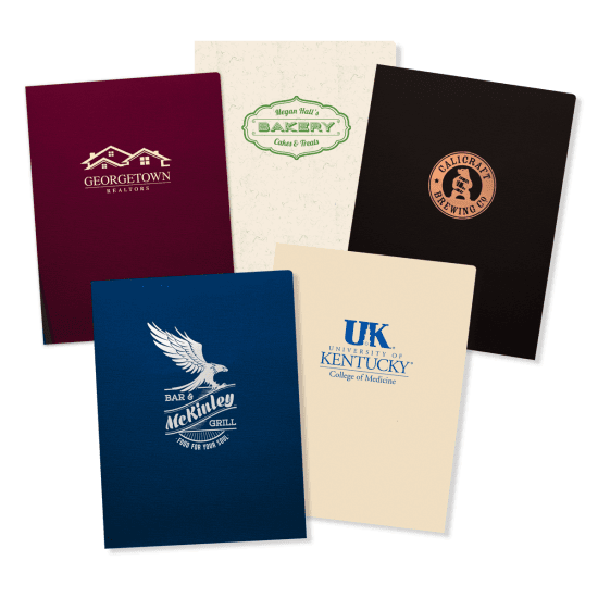 Custom Foil-Stamped Folders