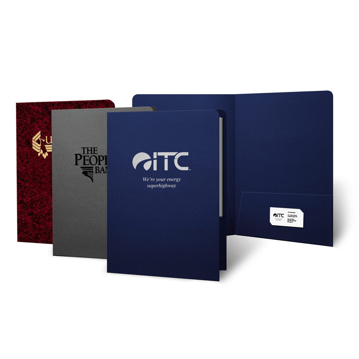 Custom Foil-Stamped Folders