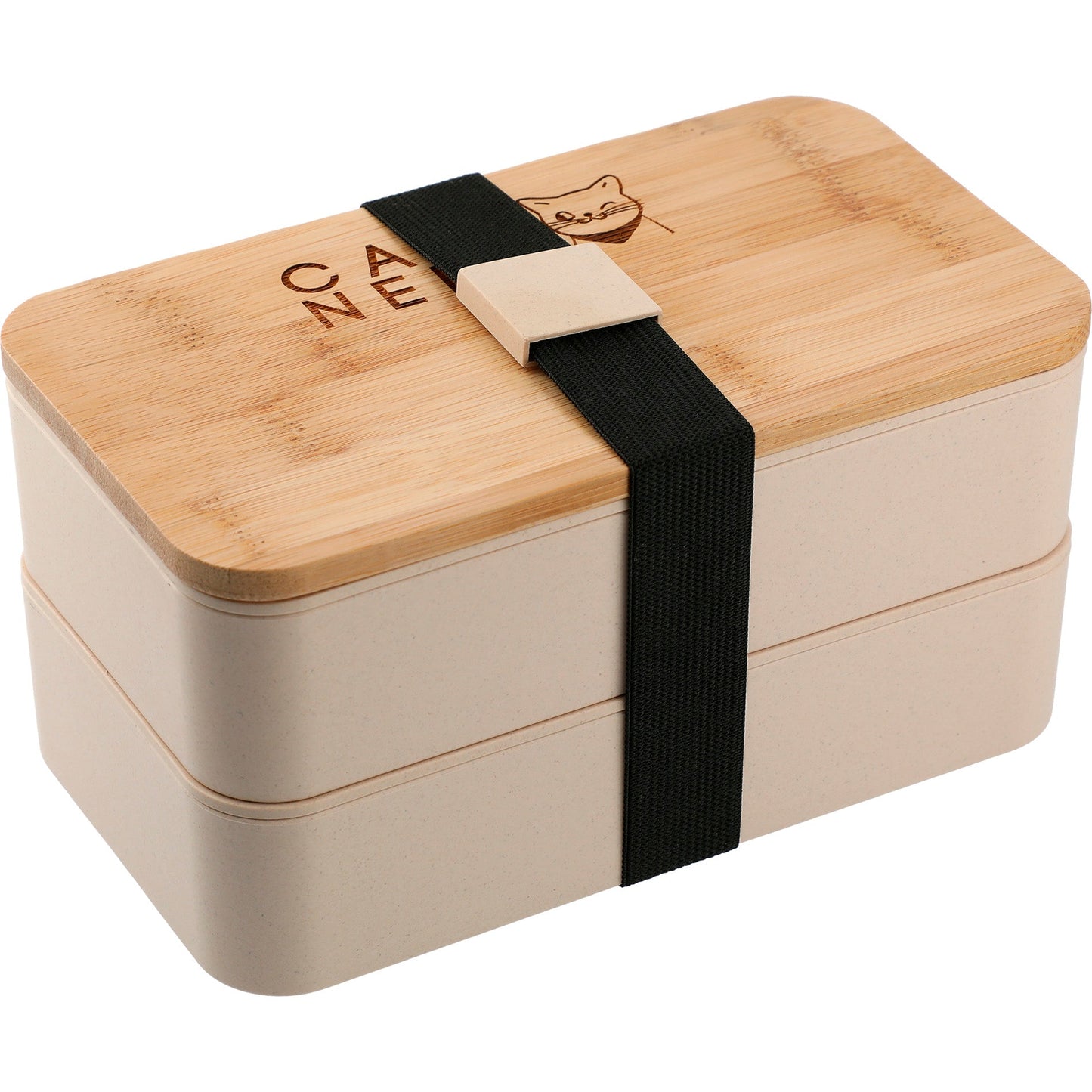 Stackable Bamboo Fiber Bento Box