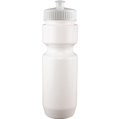 22 Oz. Bike Bottle w/ Push Pull Lid - Solid Colors