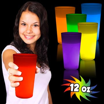 12 Ounce Glow Cups