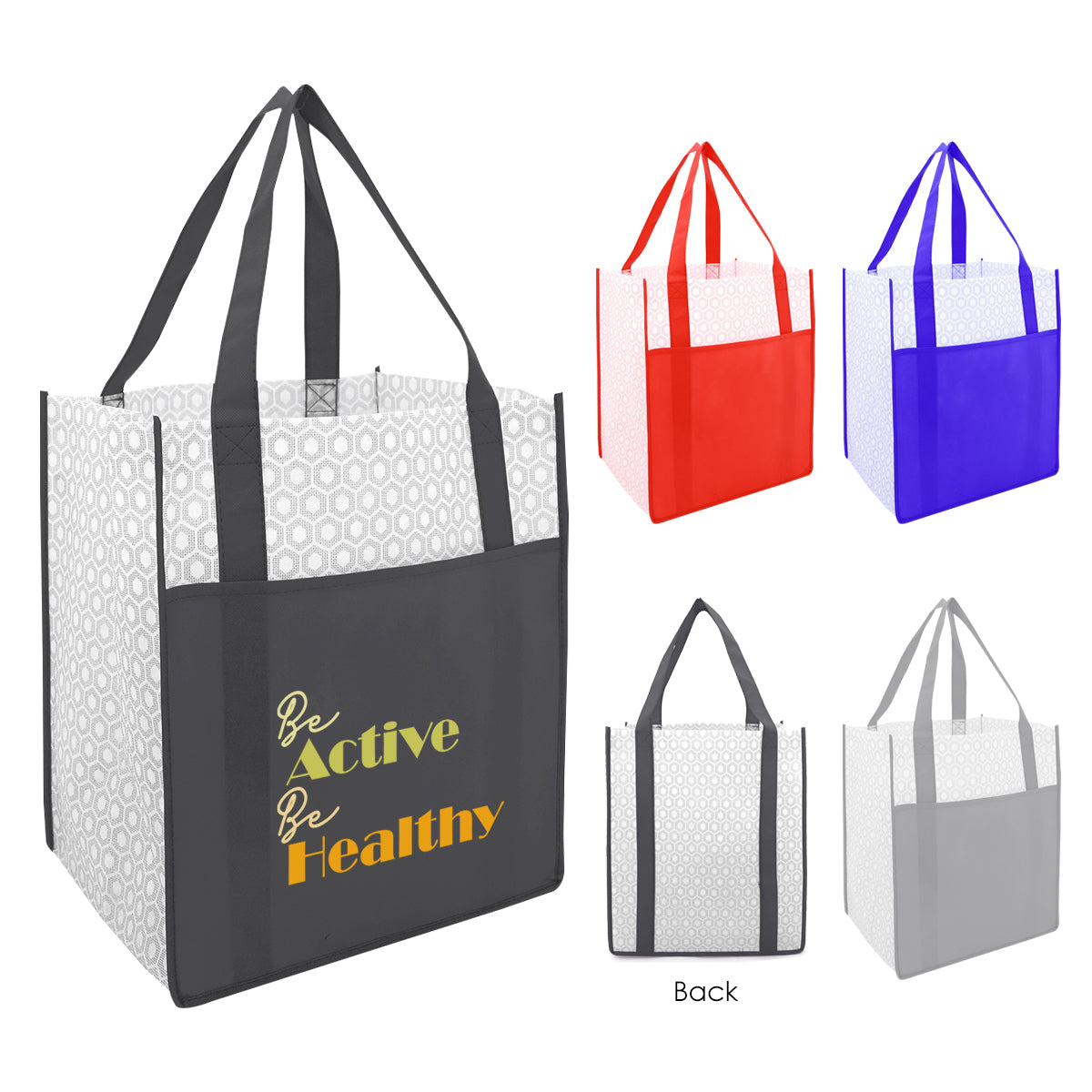 BOUTIQUE NON-WOVEN SHOPPER TOTE BAG