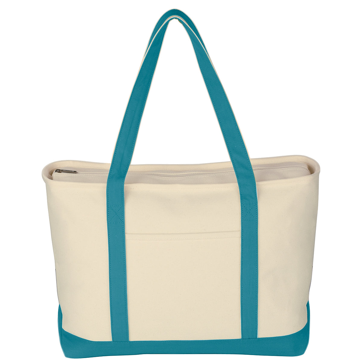 LARGE STARBOARD COTTON CANVAS TOTE BAG WITH TACKLE TWILL PATCH