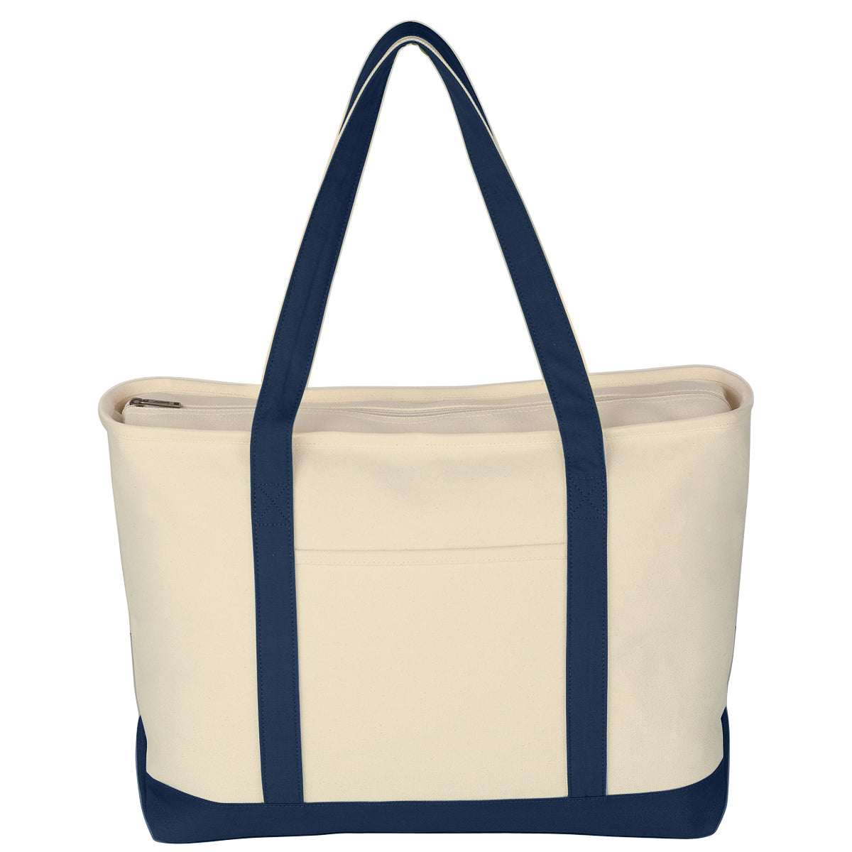 LARGE STARBOARD COTTON CANVAS TOTE BAG WITH TACKLE TWILL PATCH