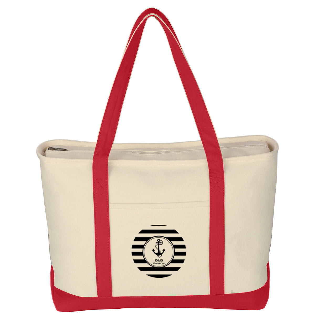 LARGE STARBOARD COTTON CANVAS TOTE BAG