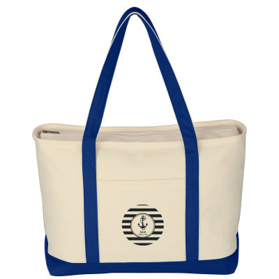 LARGE STARBOARD COTTON CANVAS TOTE BAG