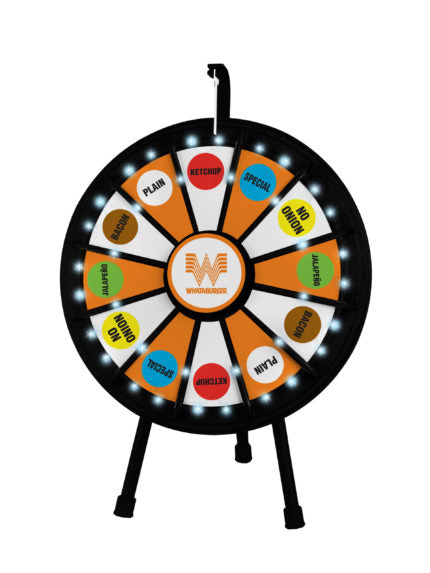 20.5” Mini Prize Wheel with Lights