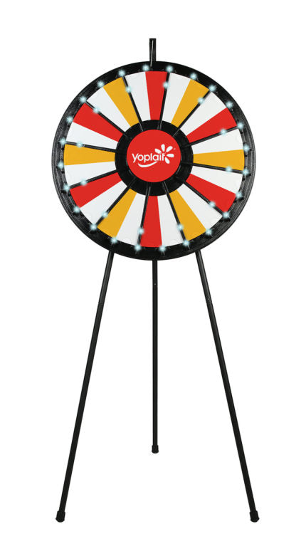 12 to 24-slot Floor stand Classic Prize Wheel with Lights