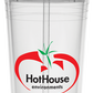 24 Oz. Carnival Cup w/Color Straw & Clear Lid