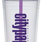 24 Oz. Carnival Cup w/Color Straw & Clear Lid