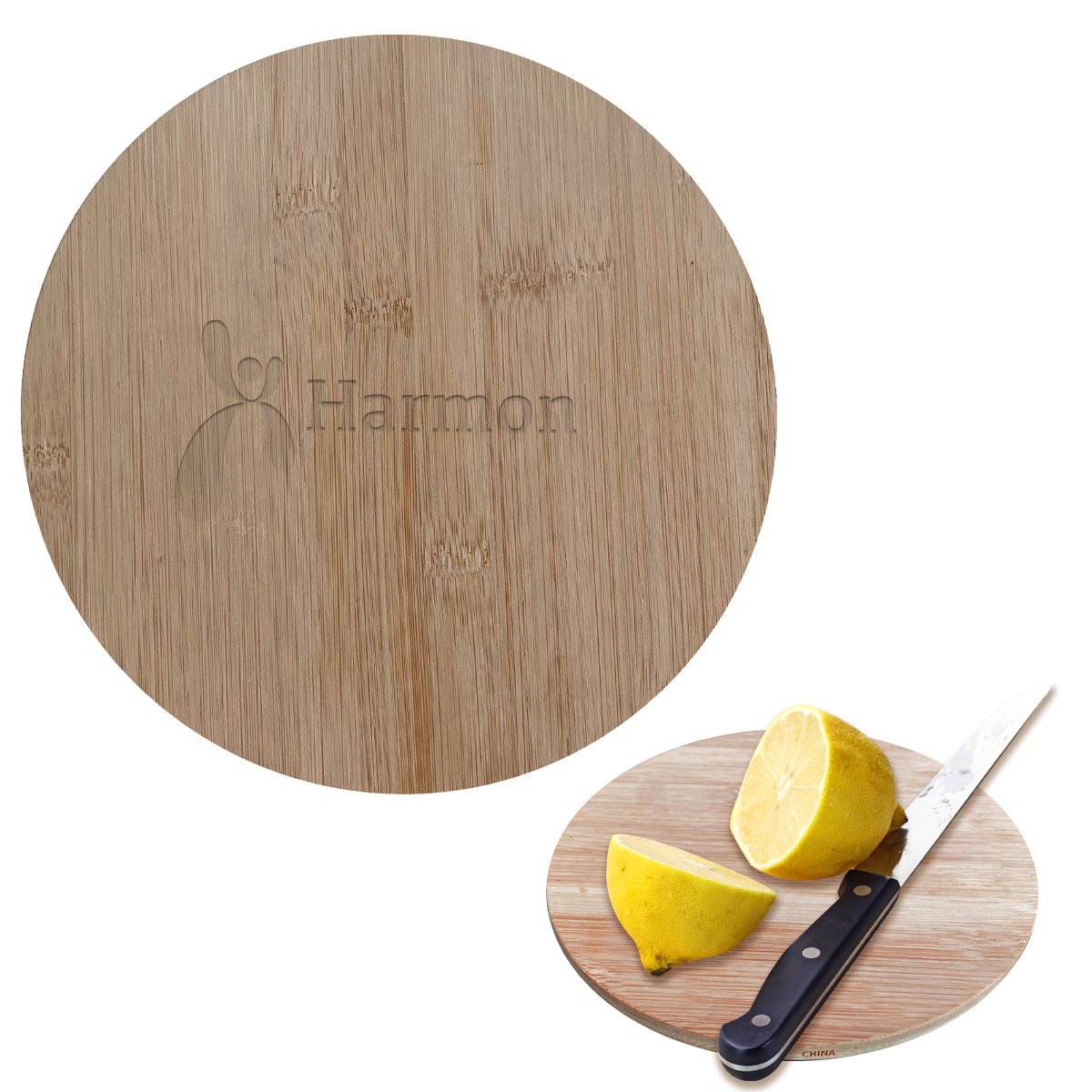 ROUND BAMBOO CUTTING BOARD