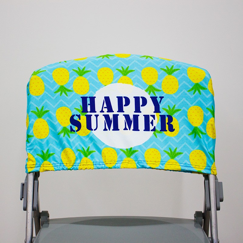 Custom Printed Chair Cover