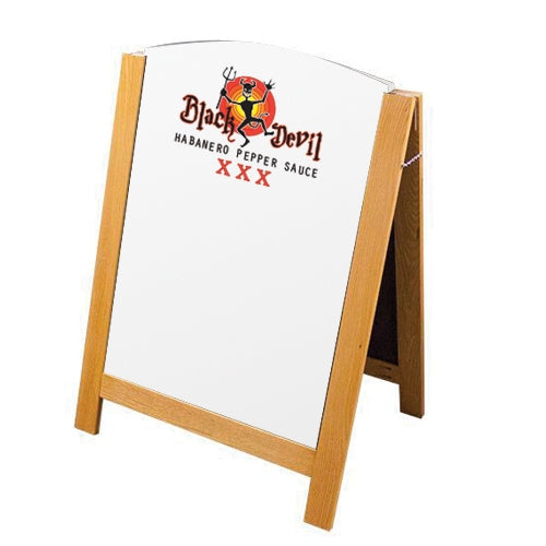 A-Frame Wet-Erase Board Sign w/Open Top