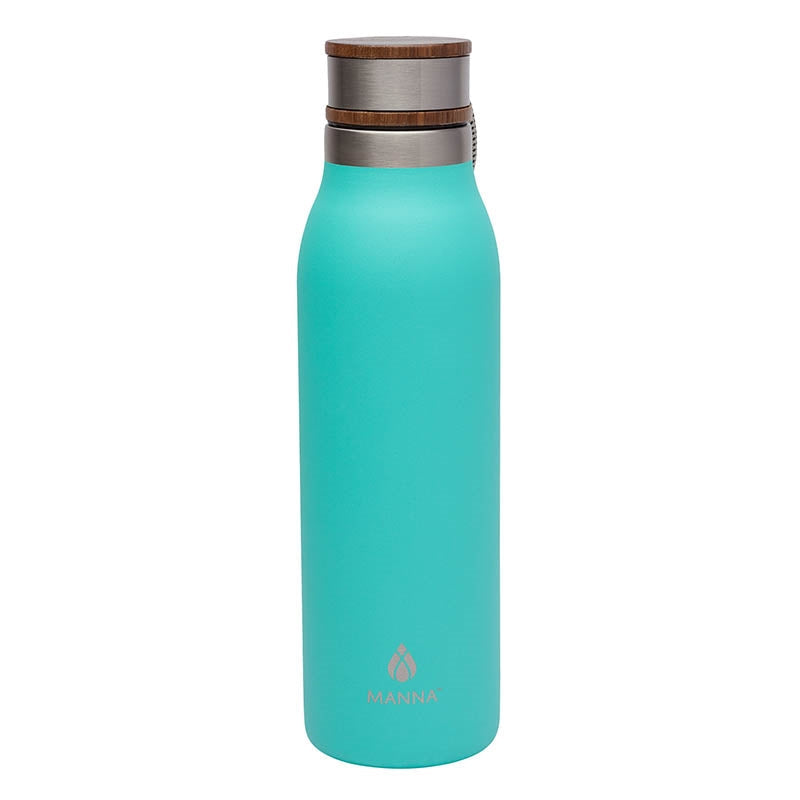 MANNA 18 OZ. ASCEND STAINLESS STEEL WATER BOTTLE W/ ACACIA LID