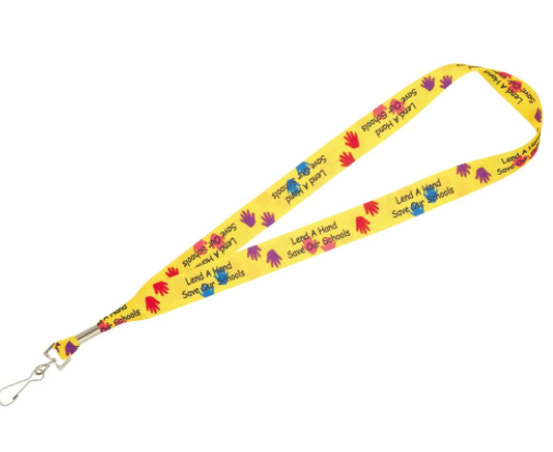 FULL COLOR 1" LANYARD W/ HOOK