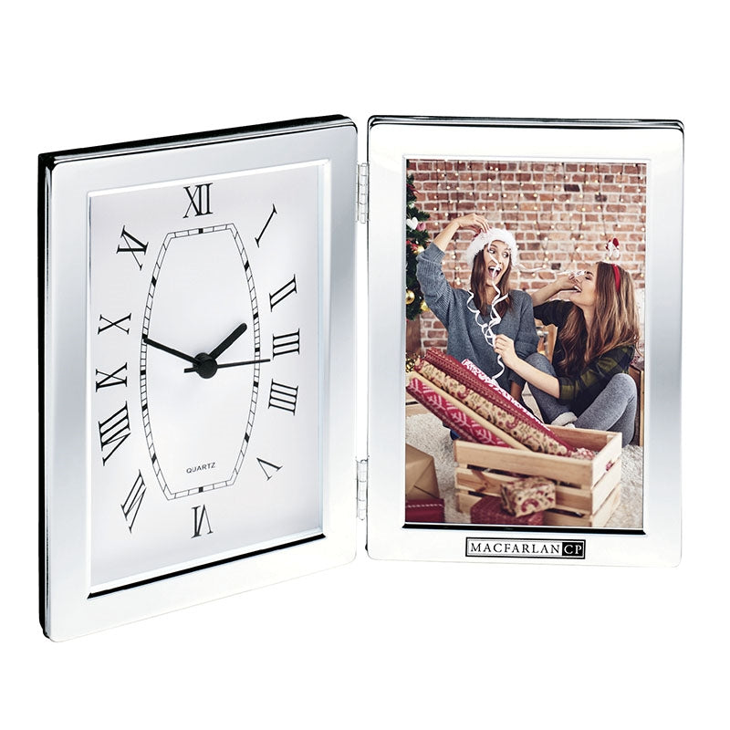 Jadis I Desk Clock & Photo Frame