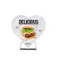 Heart Shaped Fabric Backdrop Display