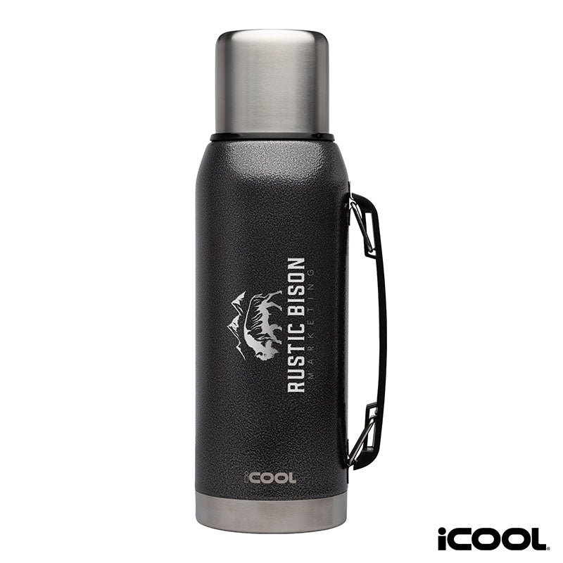 iCOOL® Silverton 34 oz. Double Wall, Stainless Steel Water Bottle