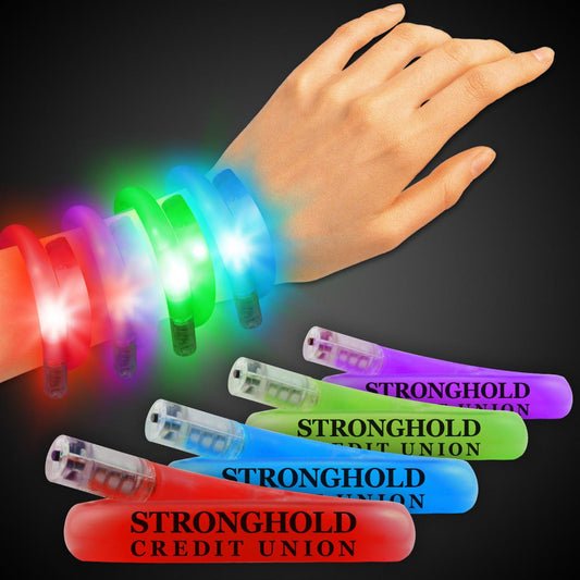 Flashing Coil Tube Bracelets